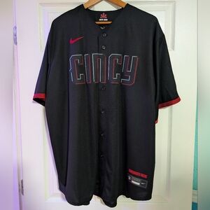 Nike Cincy Black Baseball Jersey